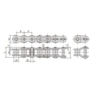 catene a rulli agricole
