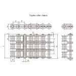 Catene a rulli di precisione a passo corto serie B