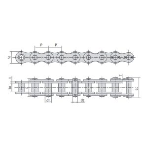 tabella tecnica della catena a bussola