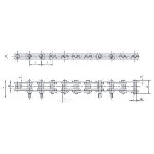 catena della macchina per il lavaggio del carbone