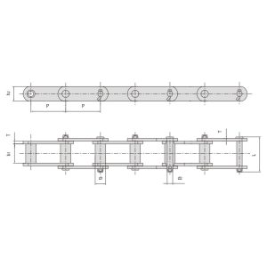 catena a bussola in acciaio per ingegneria