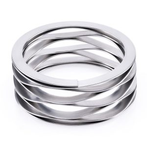 molla a onda multigiro con punte di spessoramento