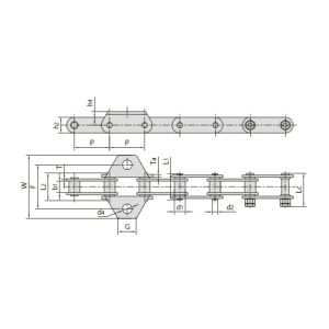 Catena per macchine agricole O-ring