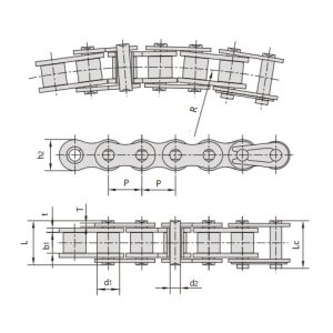 catena a fiocco laterale