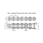 catene a rulli serie pesante