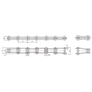 Catena agricola in acciaio tipo S