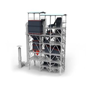 sistema di produzione di sabbia e aggregati