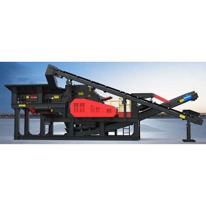 frantoio a urto montato su skid