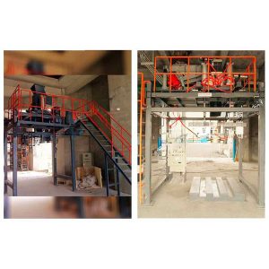 macchina vibrante per l'imballaggio di sacchi da tonnellata