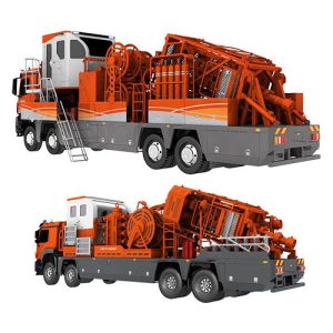 unità intelligente di coiled tubing a controllo elettrico