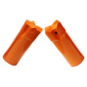 Confronto tra la punta a croce conica e altre punte per perforatrici da roccia