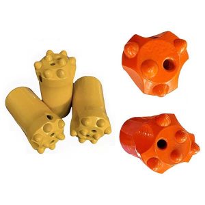 punta a bottoni conica per utensili di perforazione rocciosa a martello superiore